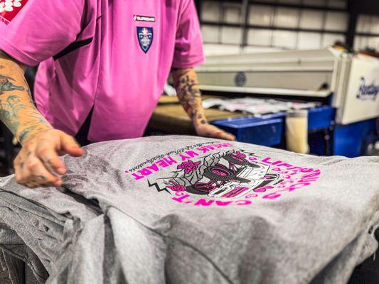 Custom t shirts in jacksonville fl. GW Trucks shirt designed in house. Get your t-shirt quote at Bentleyprints.com