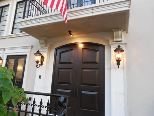 Bay Ridge House after. Need a front door; Call Chautaugua Woods.Exceptional exterior masonry.