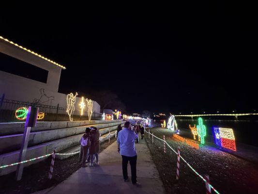 Marble Falls Walkway of Lights