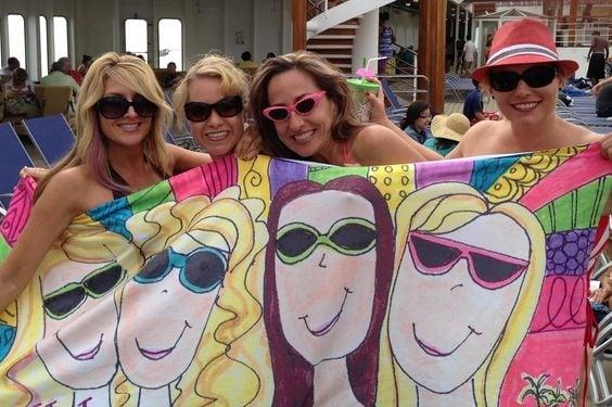Great Beach towel made by PersonalThrows.com  from Customer's colorful image!