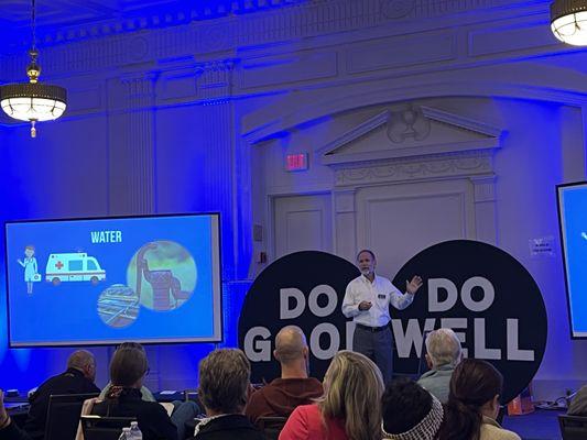 Dr. Lorn Miller discussing optimal nutrition for seniors.