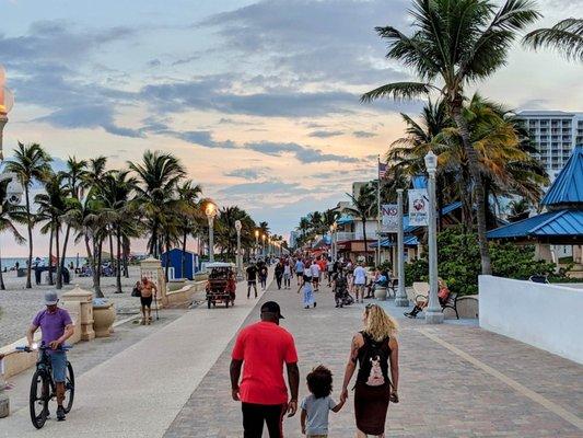 Hollywood Beach Boardwalk