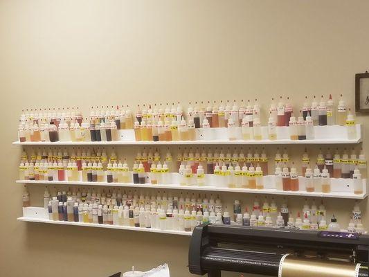 Some of our many juices