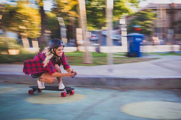 Savage on this Inboard Electric Skateboard!