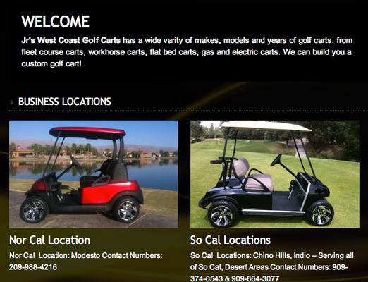 Jr's West Coast Golf Carts