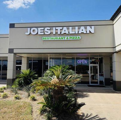 Corner restaurant area.