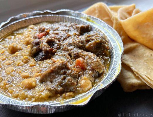 Goat Curry with Roti