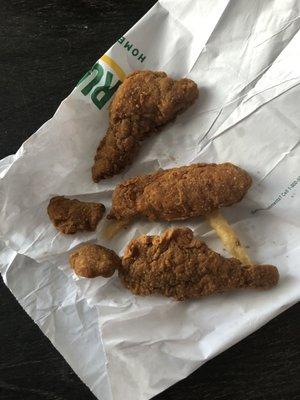 My 4 piece chicken meal. AKA the #8. The lady who took my order was also very rude. Will not go back to this location.