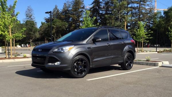 75% ceramic front windshield and pano sunroof, 20% ceramic driver/pass front, 75% ceramic on all rear (already 20% from factory)
