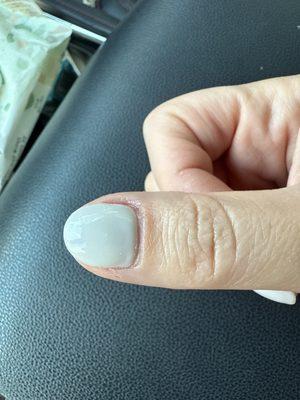 Thick and chunky and not clean clines