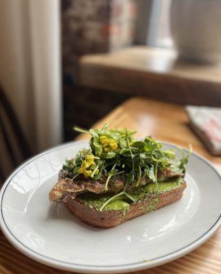 Soft shell crab on brioche
