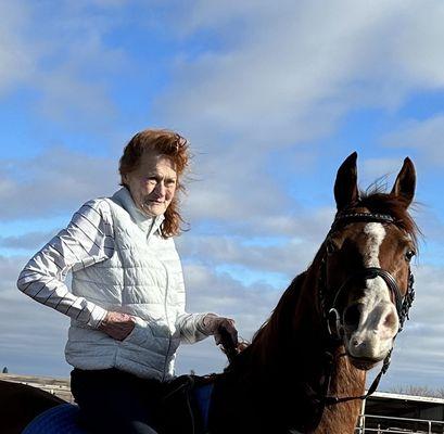 Molly & Red hitting the trails!