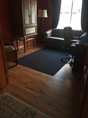 Study, previously carpeting