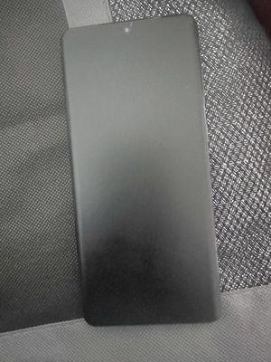 New phone screen with screen protector.