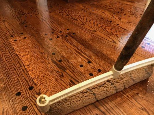 Minwax "HONEY" (two coats down).