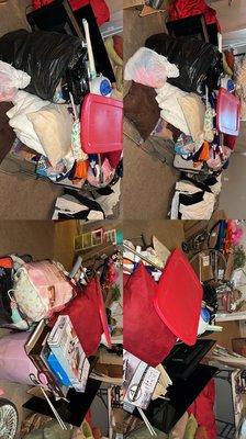 Junk Trash Electronics Bed