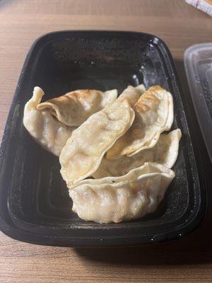 Fried dumplings - rubbery and tasted like it was sitting out for awhile. $10 for 8. Rip off.