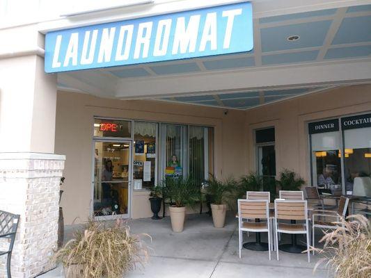 IOP Laundromat. Next to the Refuge Resterant and in the same plaza as Harris Teeter in Isle of Palms.