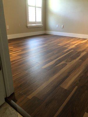 Luxury vinyl planks