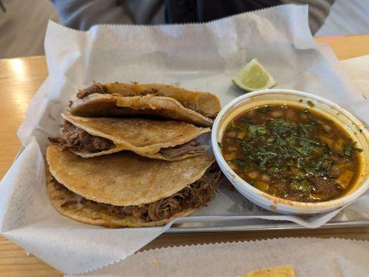 Birria tacos