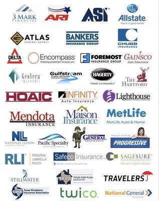 We represent over 30 "A-Rated" companies. Let us shop the market and to find you the best deal! Call or message us today