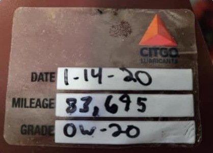 Altered sticker taken from the trash at the shop.