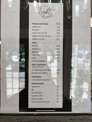 Service list