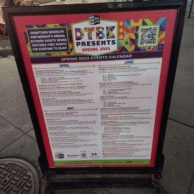 Downtown BKLYN Spring Events. Zoom I guess. Tehehe