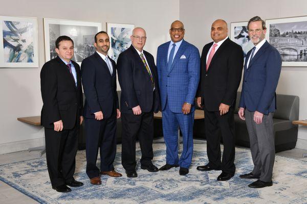 Our Team of Physicians:
(left to right) Dr. Malak, Dr. Nawas, Dr. Rotman, Dr. Gross, Dr. Bagwe and Dr. Brown