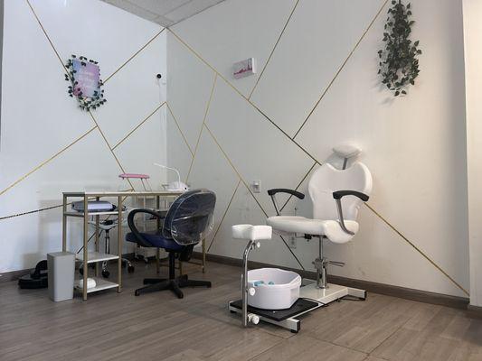 Nail tech and pedicure