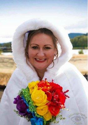 Lashes for this beautiful bride