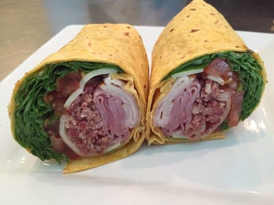 This is our southwest chipotle wrap . It's a great wrap with a ton of protein.