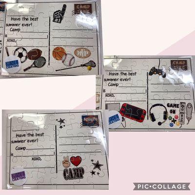 Puzzle Letters for Campers