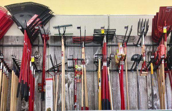 Nice selection of lawn care tools