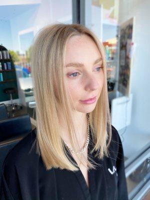 Full highlight and lob cut