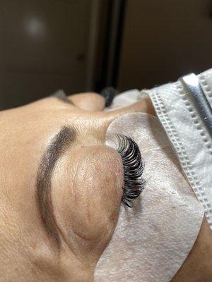 After a fluffy volume set