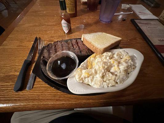 My prime rib with potatoe casserole