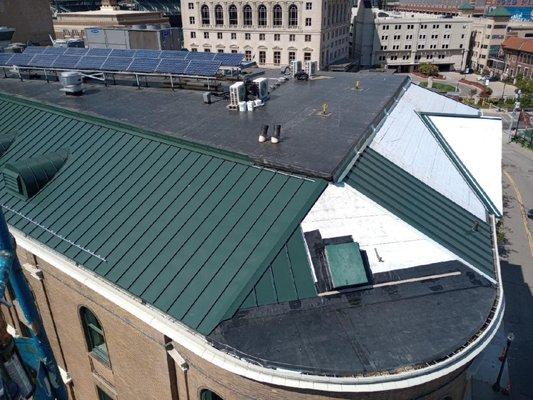 Custom Sheet Metal on Harmonie Club Detroit, MI
In progress pic