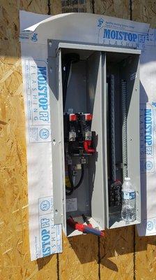 200 amp new service panel