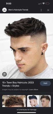 Teenagers Barbershop