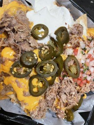 Nachos with Carnitas