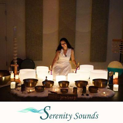 Serenity Sounds at The Sound Healers Collective Community Sound Bath; Adriana Dobbs