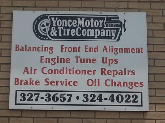 Yonce Motor & Tire Company
