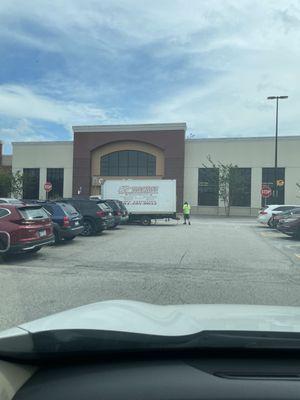 Handicapped parking spot no less.