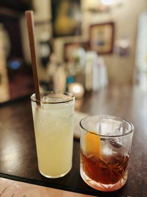 Old Fashioned and Moscow Mule