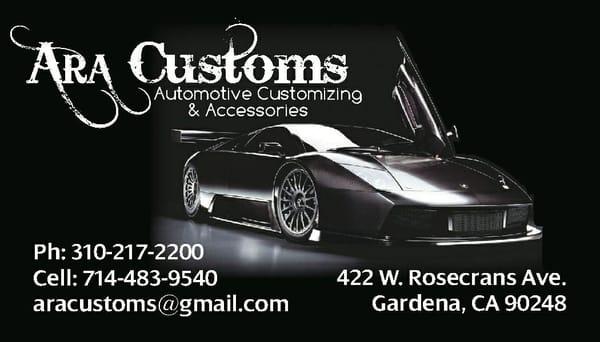 ARA customs Company Information