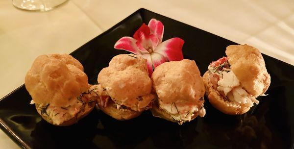 Lobster Roll Profiteroles - soooooo tasty