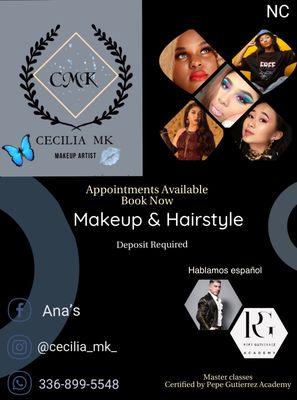 Cecilia’s MK Makeup Artist