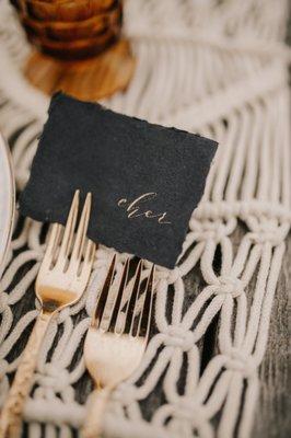 Heirloom place cards
