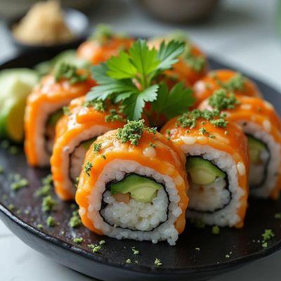 Salmon avocado roll